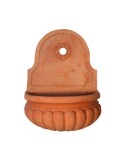Wall-Mounted Holy Water Font in Terracotta